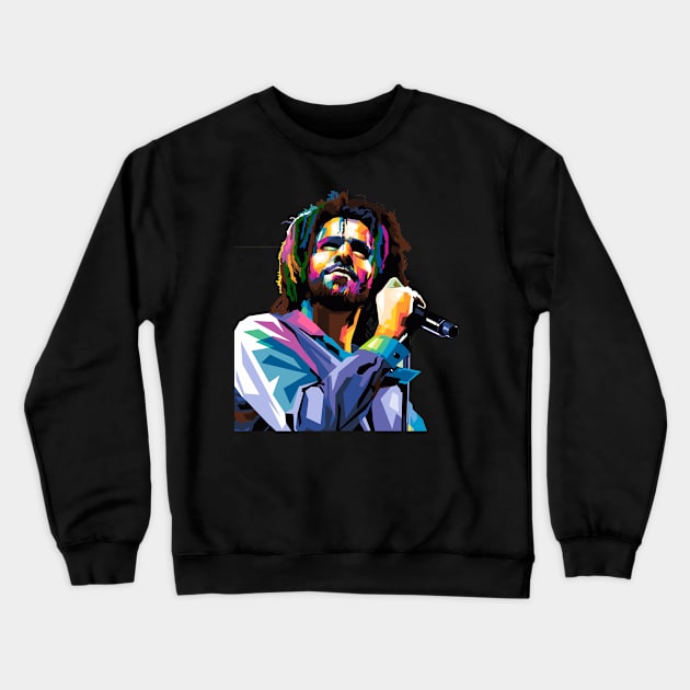 J cole Crewneck Sweatshirt by Wijaya6661